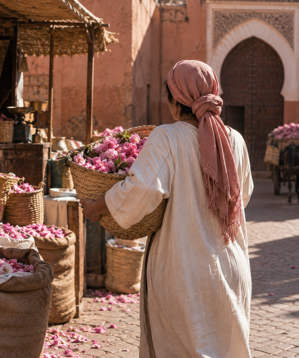 Roses et savoir-faire dans la médina, inspiration de la collection