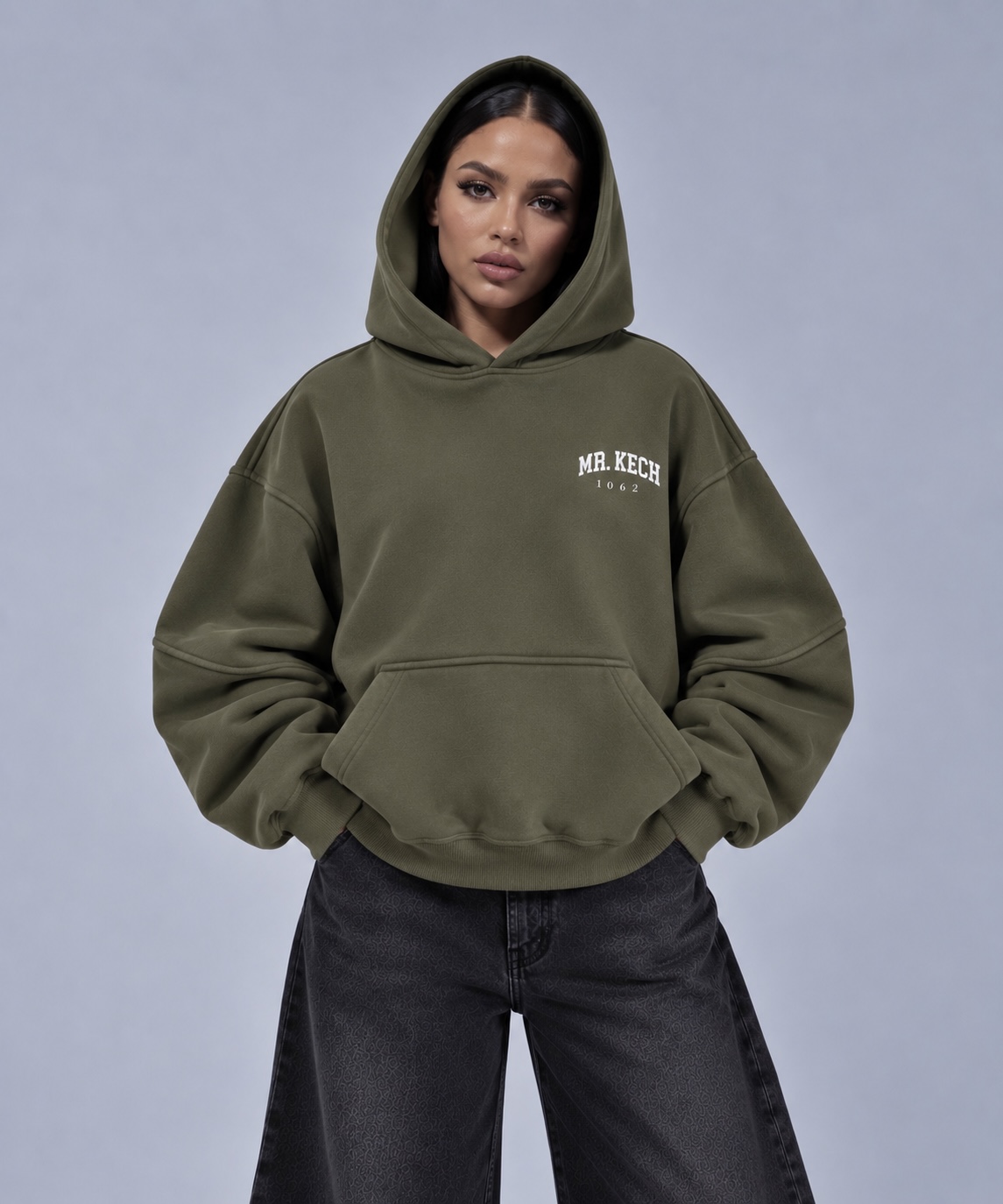 HOODIE FROM MR. KECH — Kaki / Olive