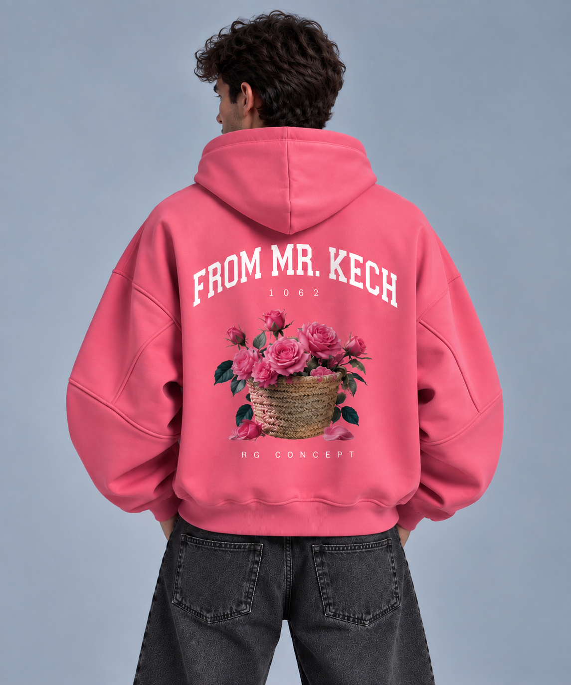 HOODIE FROM MR. KECH — Rose — Vue produit 2