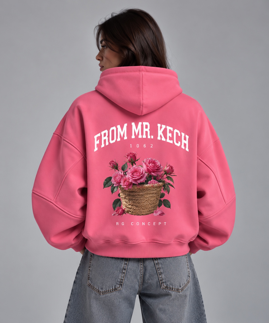 HOODIE FROM MR. KECH — Rose — Vue produit 2