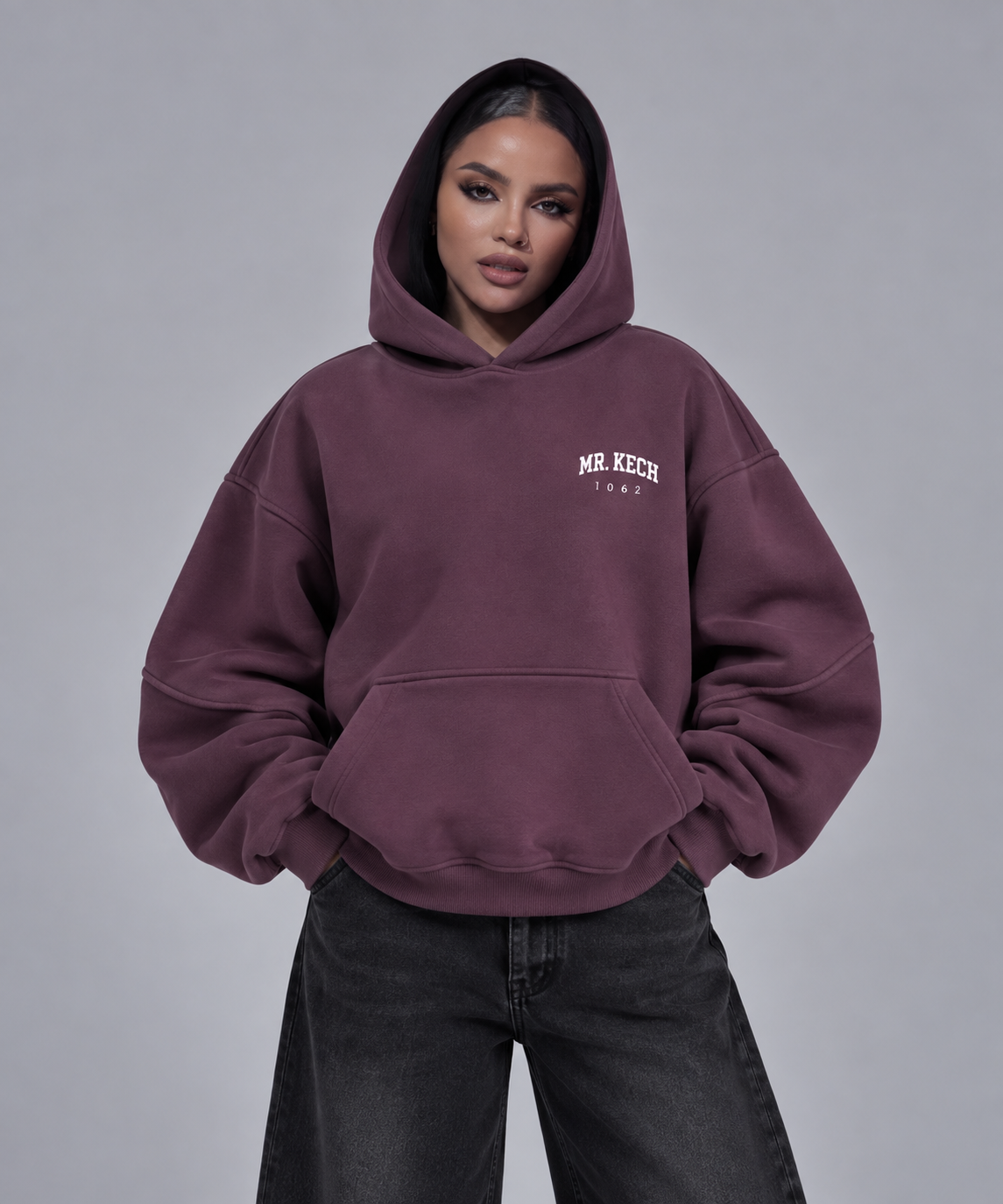 HOODIE FROM MR. KECH — Mauve / Prune