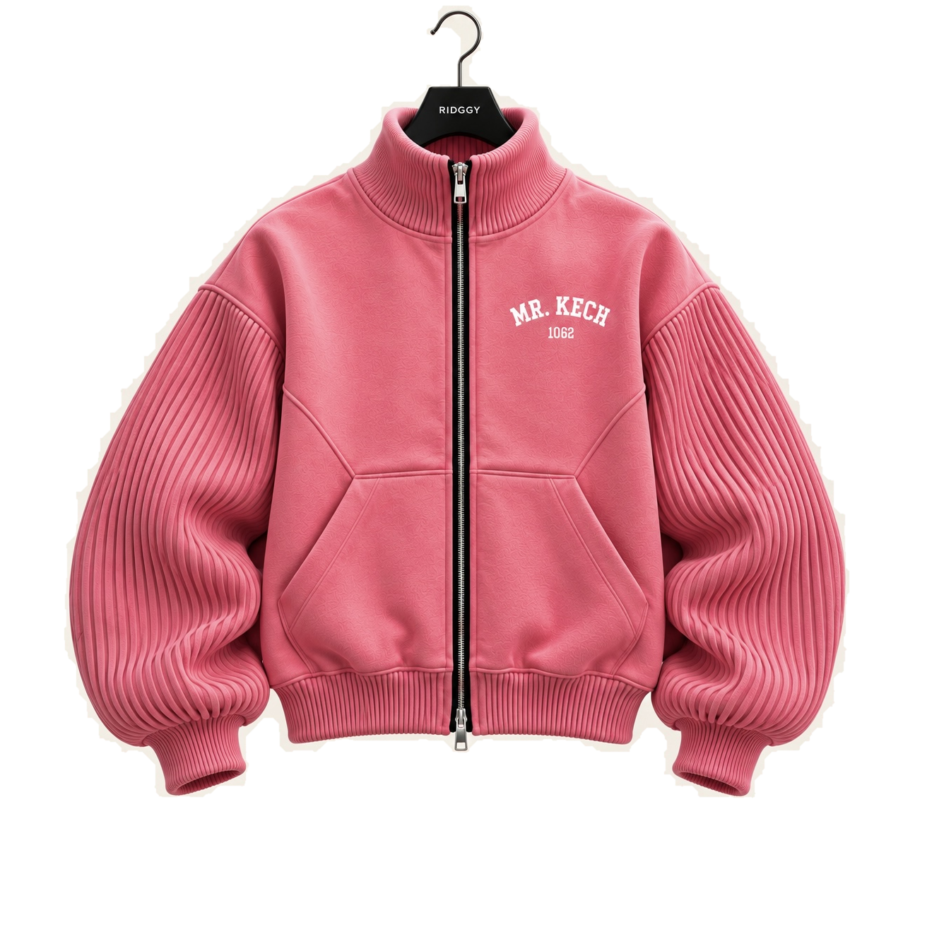 FROM MR. KECH ZIP — Rose — face, photographie officielle sur cintre RIDGGY